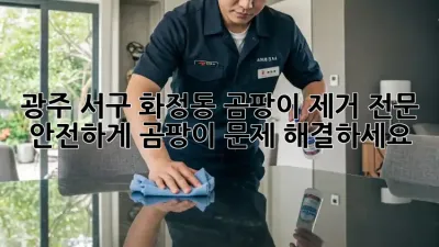 광주 서구 화정동 곰팡이 제거 전문: 안전하게 곰팡이 문제 해결하세요!